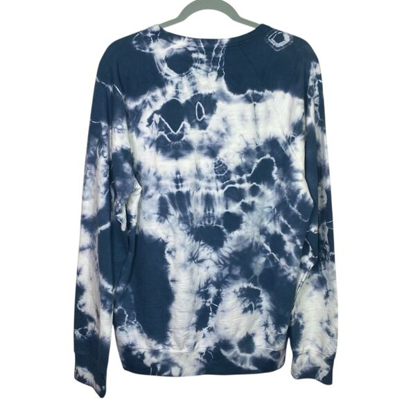 AG Adriano Goldschmied Sweatshirt Men M Blue White Elba Crew Preppy Pullover NEW - Picture 2 of 10